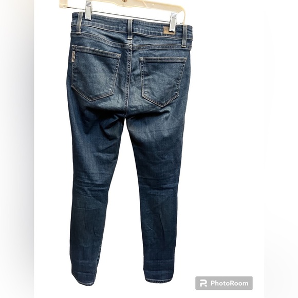 PAIGE VERDUGO Ankle Distressed
Busted Knee Women's Denim Jeans Size 27 Designer - Picture 5 of 14